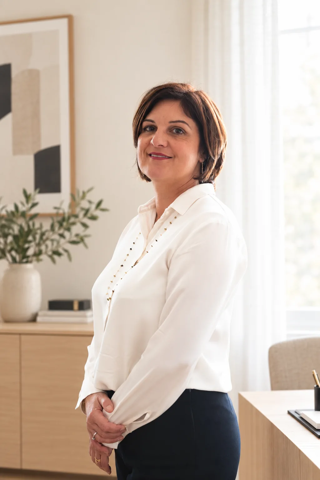 Portrait de Christelle Daprela, notaire à Grasse